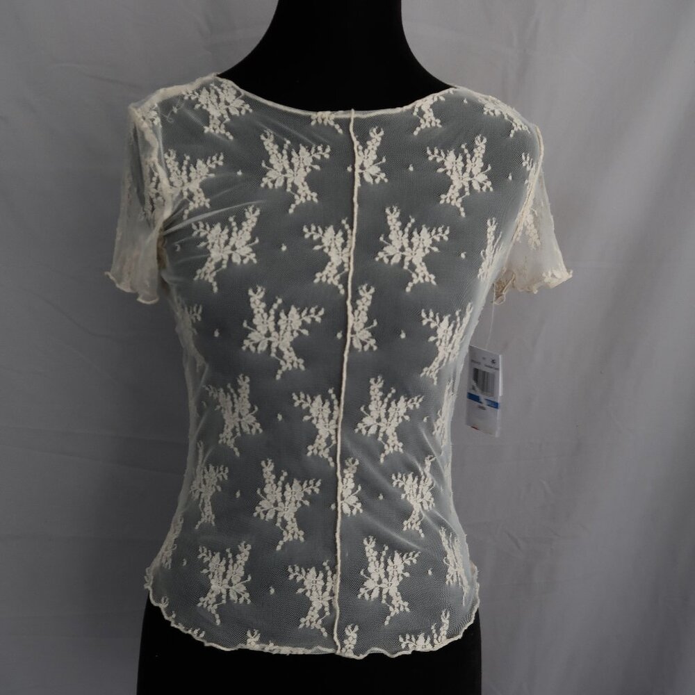 Ultra Flirt junior Sheer shirt